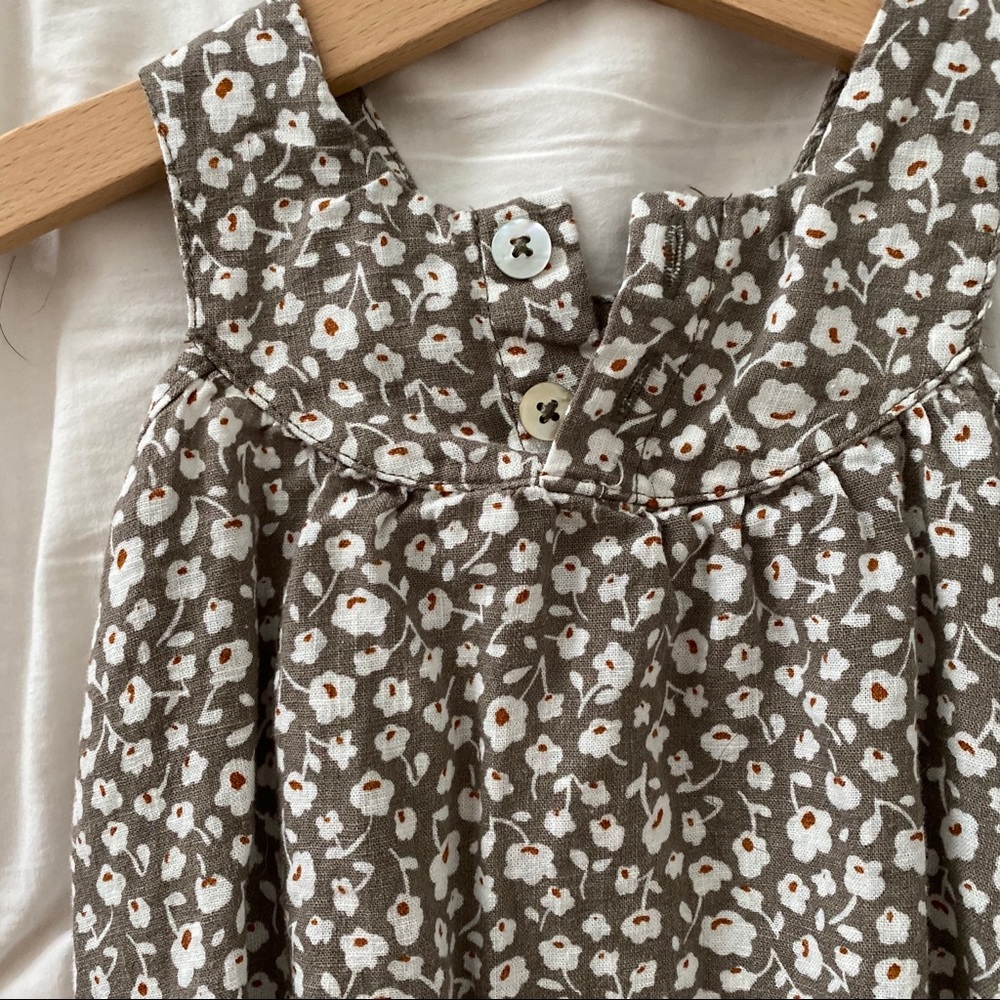 Rylee + Cru June Romper in Olive - Picture 5 of 6